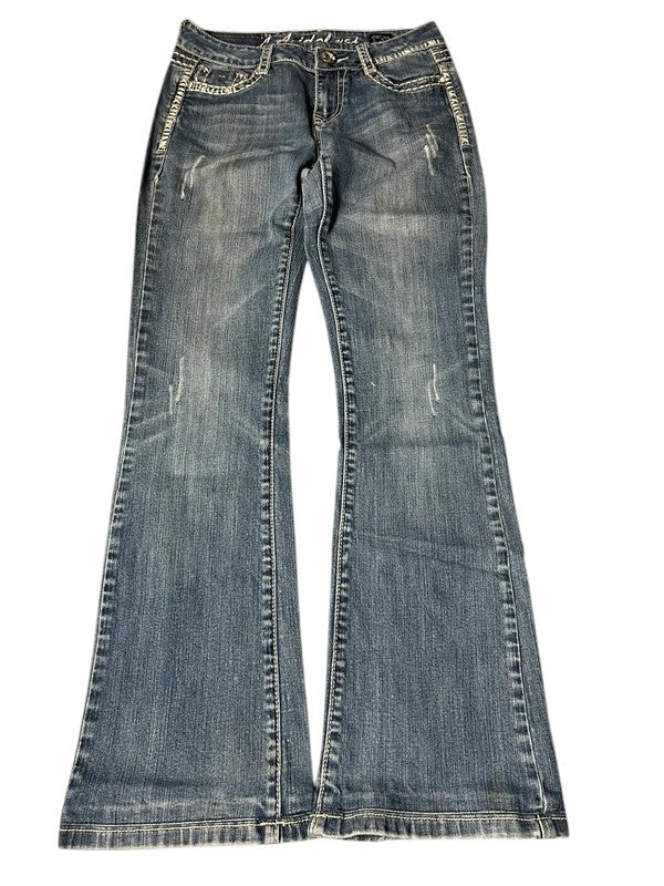 LA Idol Y2K flared Jeans blau Größe XS
