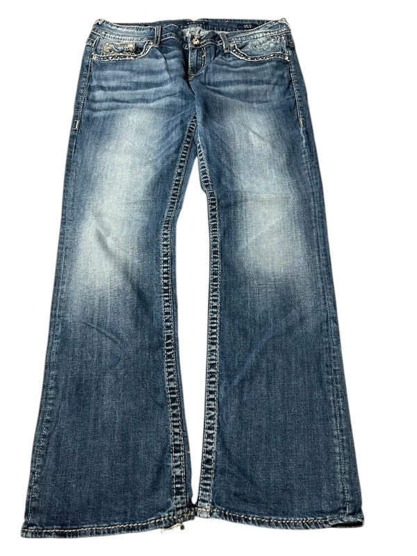 Vigoss Y2K flared Jeans blau Größe XL