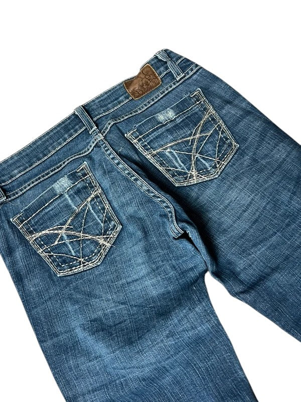 BKE Y2K flared Jeans blau Größe XS