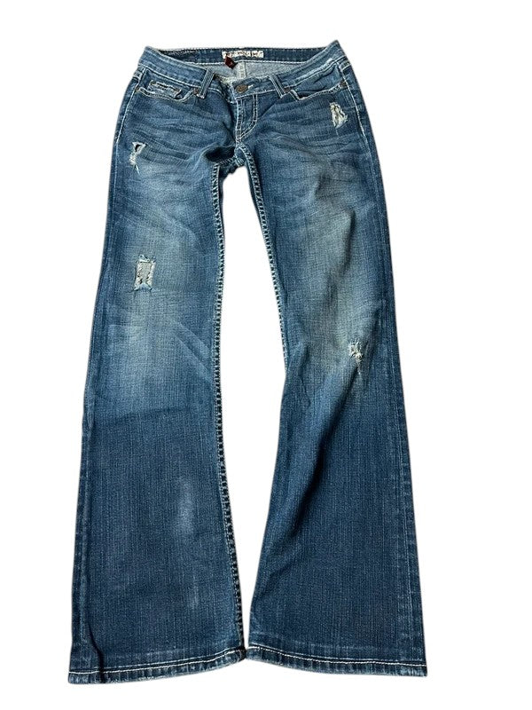 BKE Y2K flared Jeans blau Größe XS