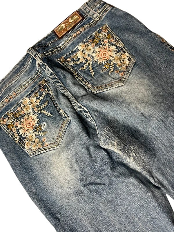 Grace Y2K flared Jeans blau Größe 29