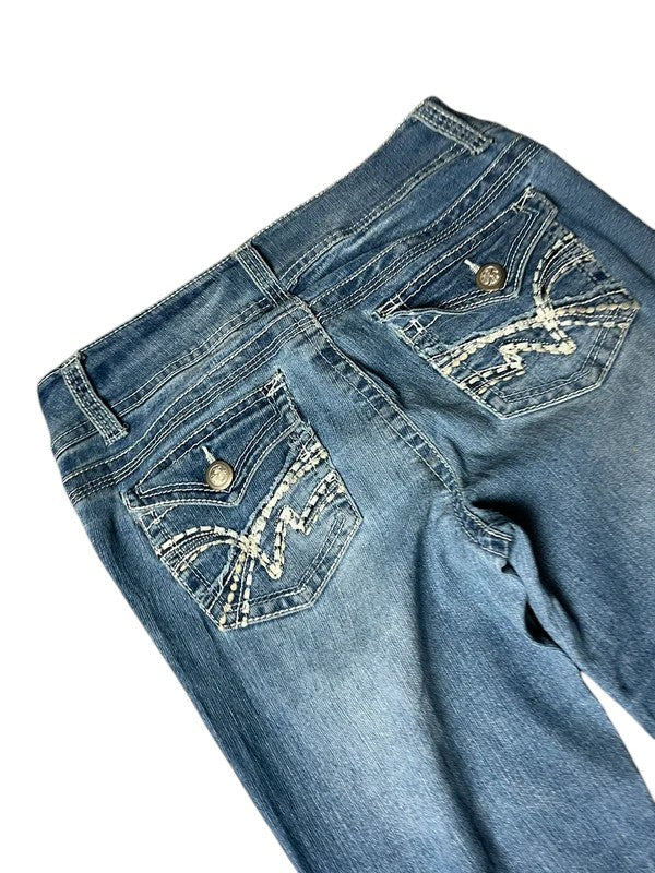 Y2K flared Jeans blau Größe XS