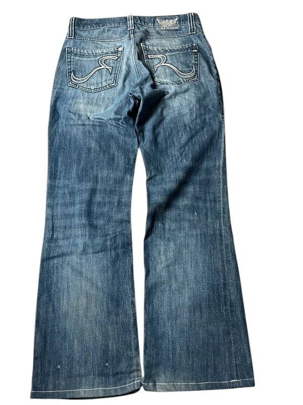 Rock & Republic Y2K flared Jeans blau Größe M