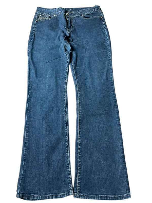 APT9 Y2K flared Jeans blau Größe M