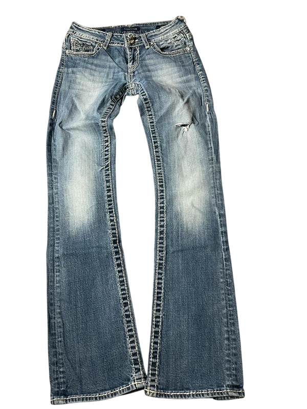 Vigoss Y2K flared Jeans blau Größe XS
