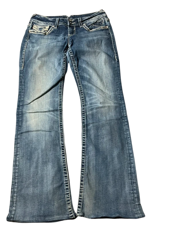 Vigoss Y2K flared Jeans blau Größe M