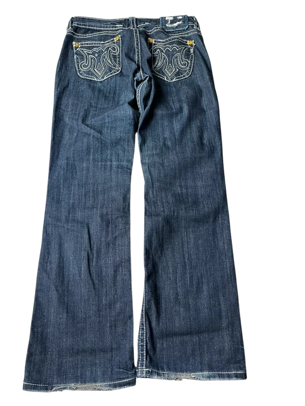 Mek Y2K flared Jeans blau Größe S