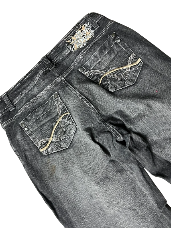 Roadrunner Y2K flared Jeans blau Größe M