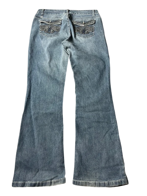 Y2K flared Jeans blau Größe M