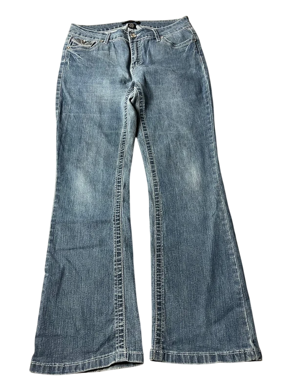 Y2K flared Jeans blau Größe M
