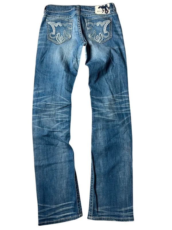 Mek Y2K Straight Jeans blau Größe M