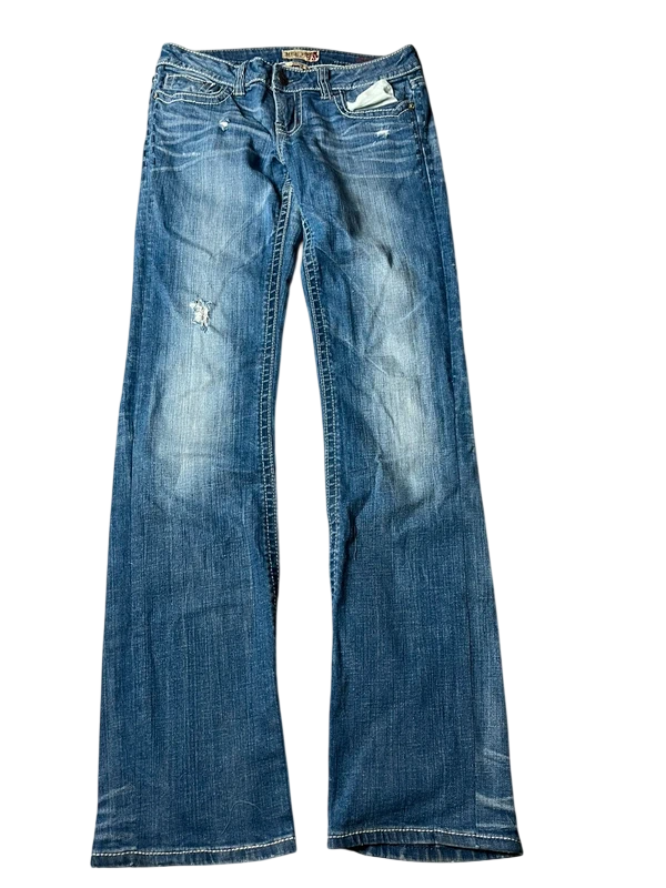 Mek Y2K Straight Jeans blau Größe M