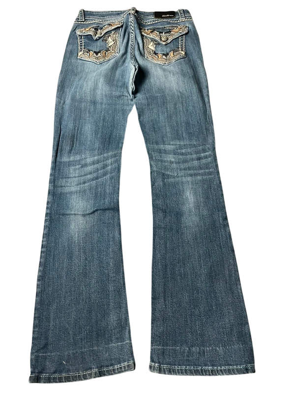 Grace Y2K flared Jeans blau Größe S
