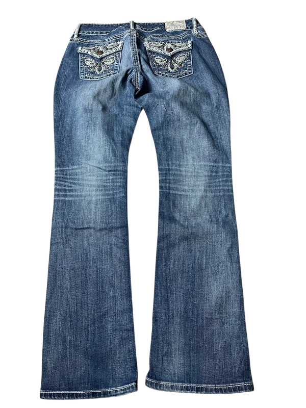 Y2K flared Jeans blau Größe M