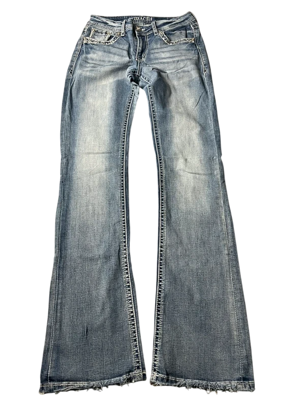 Grace Y2K flared Jeans blau Größe XS